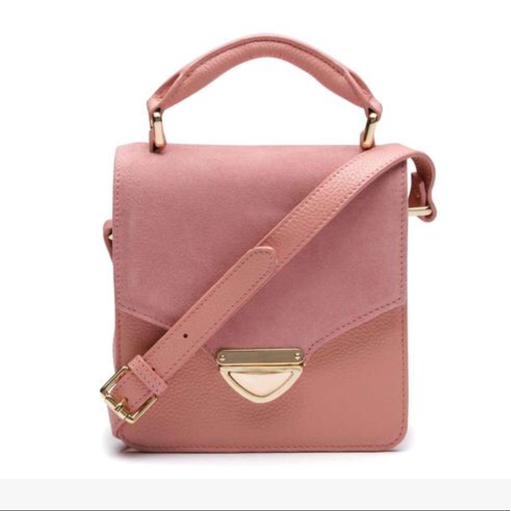 Clove and Revel blush pink bag